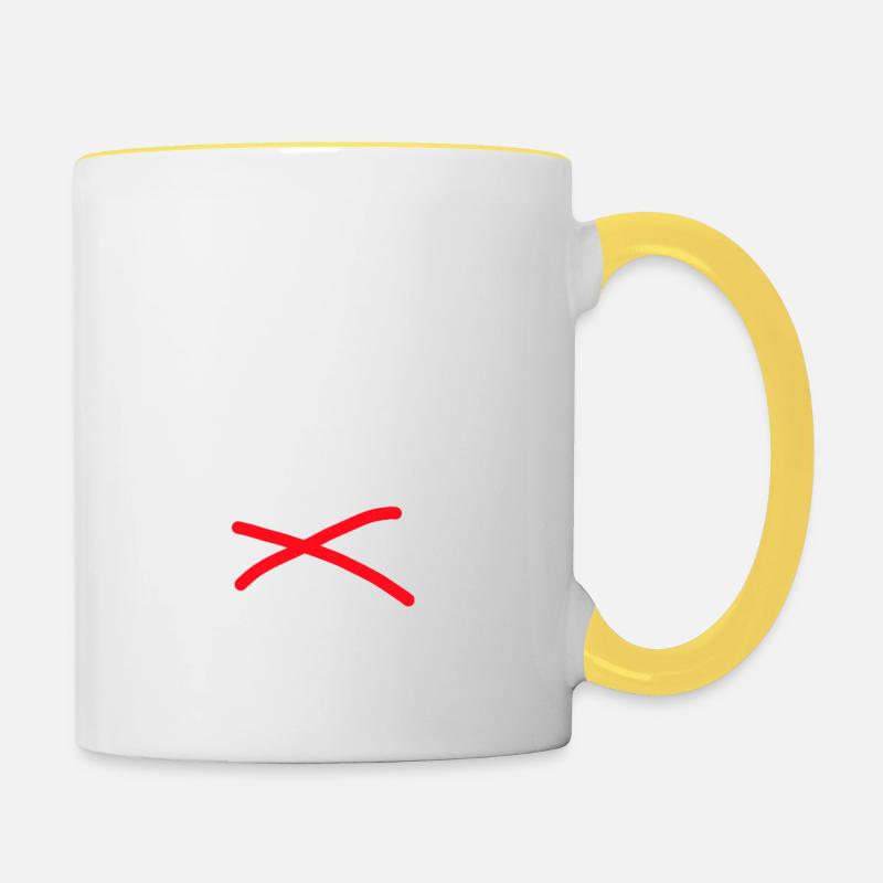 Canadiano - Tasse zweifarbig - Weiß/Gelb