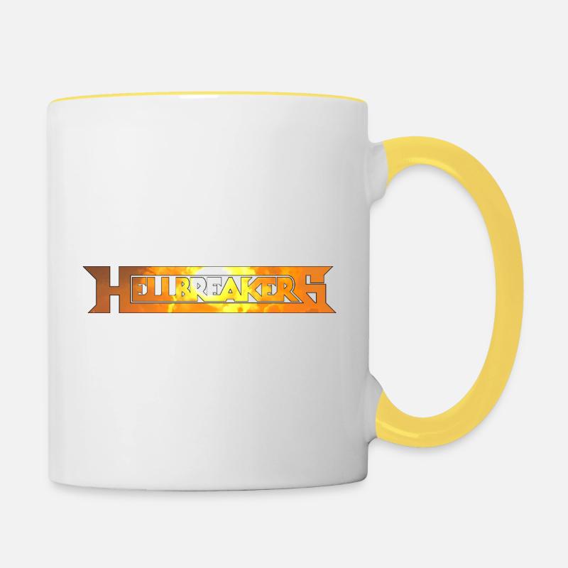 Hellbreakers - Contrasting Mug - white/yellow