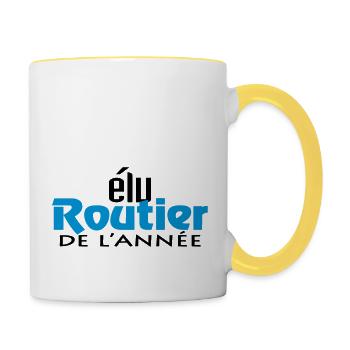 Road of the year (2c, 1c) - Contrasting Mug - white/yellow - Right