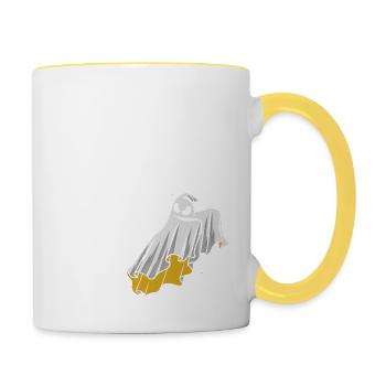 If You Got It Haunt It Funny Halloween T-Shirt - Contrasting Mug - white/yellow - Right