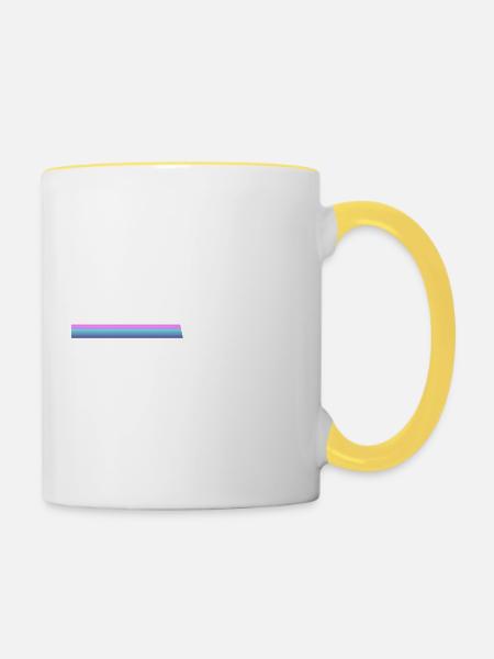 1984 - Mug contrasté - blanc/jaune