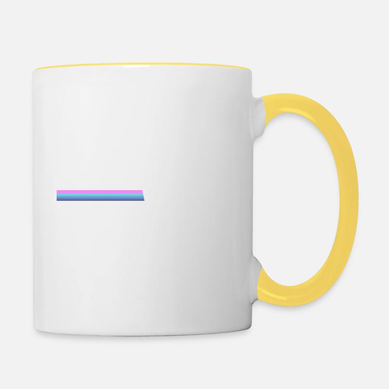 1984 - Mug contrasté - blanc/jaune