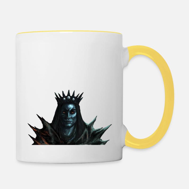 Morgoth Melkor - Tasse zweifarbig - Weiß/Gelb