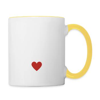 New York - Tasse zweifarbig - Weiß/Gelb - Rechts