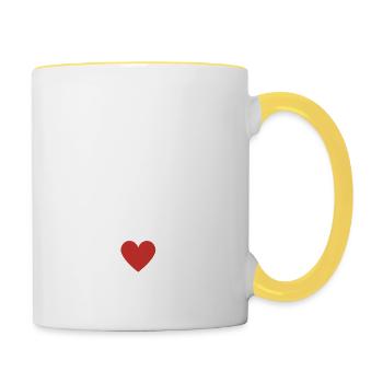 Mallorca - Contrasting Mug - white/yellow - Right