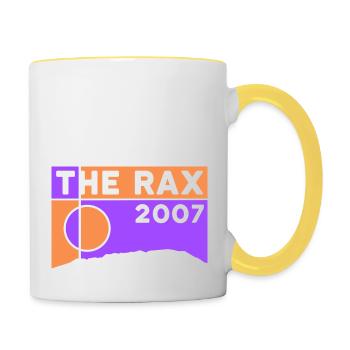 Rax Heukuppe Hiking Circular Hike Altitude Souvenir - Contrasting Mug - white/yellow - Right
