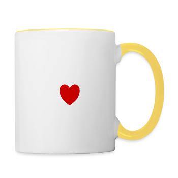 I love Climbing - Contrasting Mug - white/yellow - Right