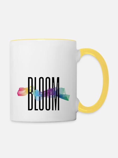 BLOOM - Tasse zweifarbig - Weiß/Gelb