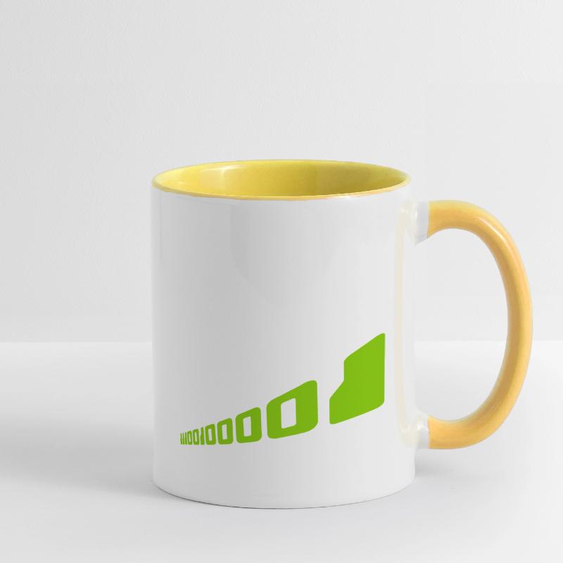 Binary Code Program Language Contrasting Mug
