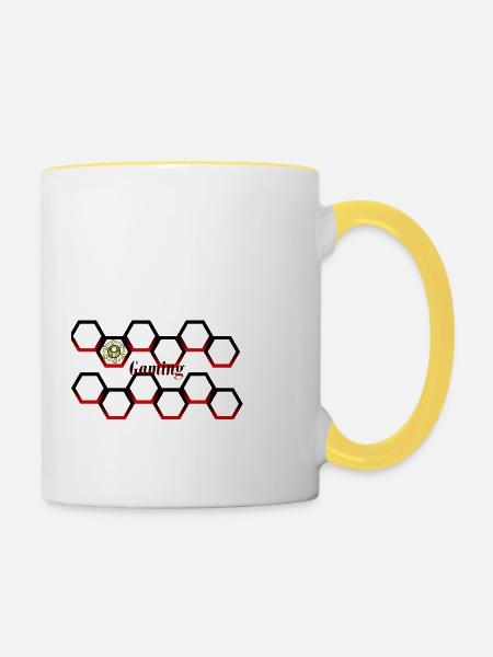 Gaming Mode - Tasse zweifarbig - Weiß/Gelb