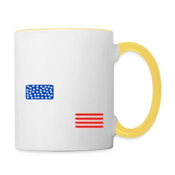 Wichita - Contrasting Mug - white/yellow - Right