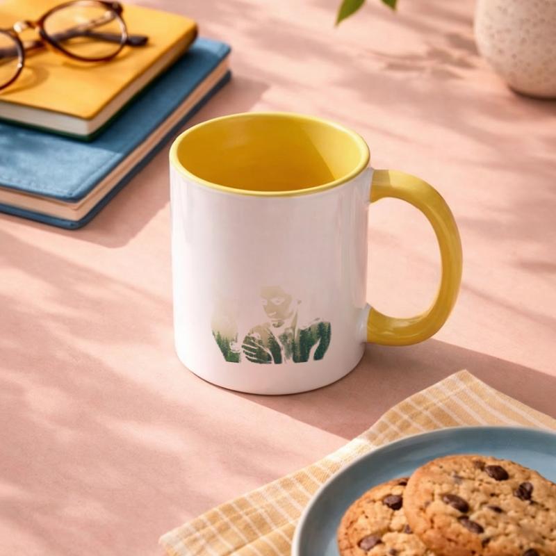 Frauen und Wölfe Tasse zweifarbig