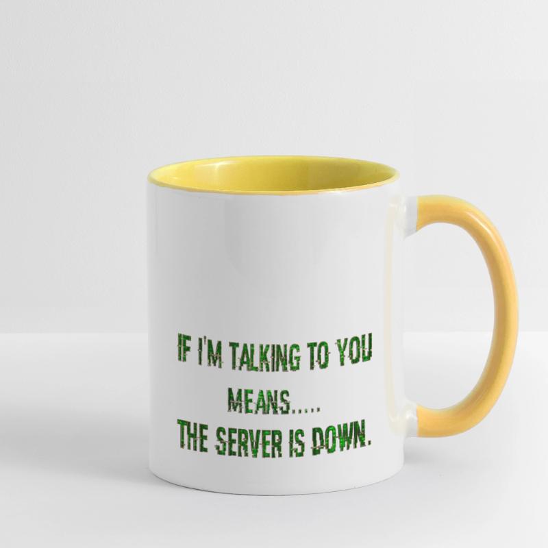 Hacking Hacking Hacker Hacker Computer Cybersicherheit Tasse zweifarbig