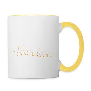 Wander - Contrasting Mug - white/yellow - Right
