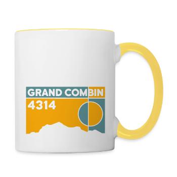 Grand Combin - Contrasting Mug - white/yellow - Right