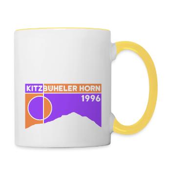 Kitzbüheler Horn Hike Kitzbühel Alps Austria - Contrasting Mug - white/yellow - Right