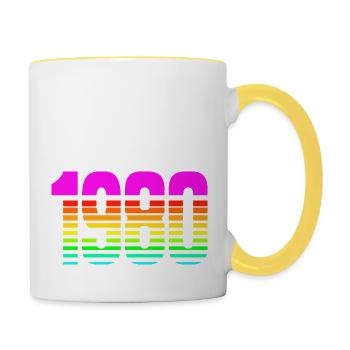 1980 - Contrasting Mug - white/yellow - Right