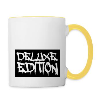 Édition Deluxe - Mug contrasté - blanc/jaune - Droite