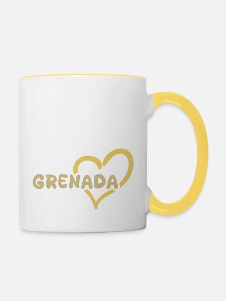 Grenada Grenada - Tasse zweifarbig - Weiß/Gelb