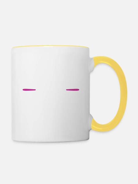J'peux pas Juriste cadeau noël - Mug contrasté - blanc/jaune
