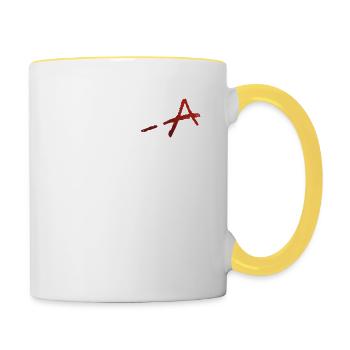 a pretty little liars and little liars - Contrasting Mug - white/yellow - Right