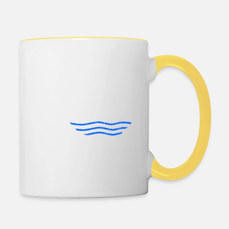 Ehrenlehrer I Schule Uni Grundschule Berufsschule - Tasse zweifarbig - Weiß/Gelb