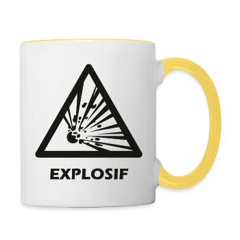 exlosive - Contrasting Mug - white/yellow - Right