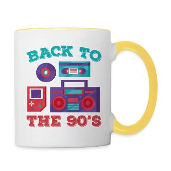 90s 90s - Contrasting Mug - white/yellow - Right