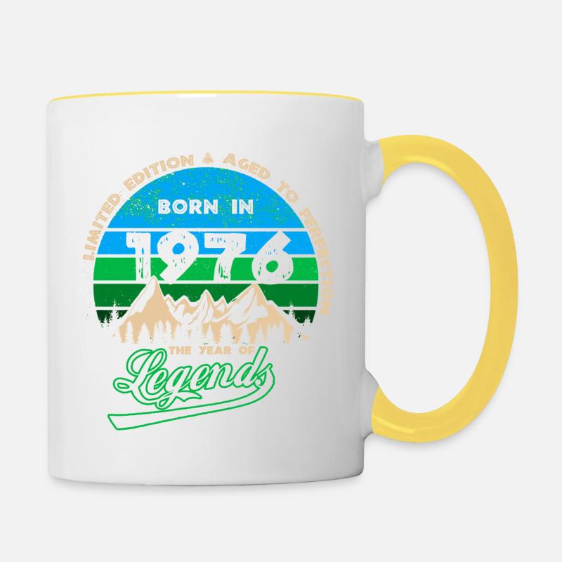 Legends 1976 - Contrasting Mug - white/yellow