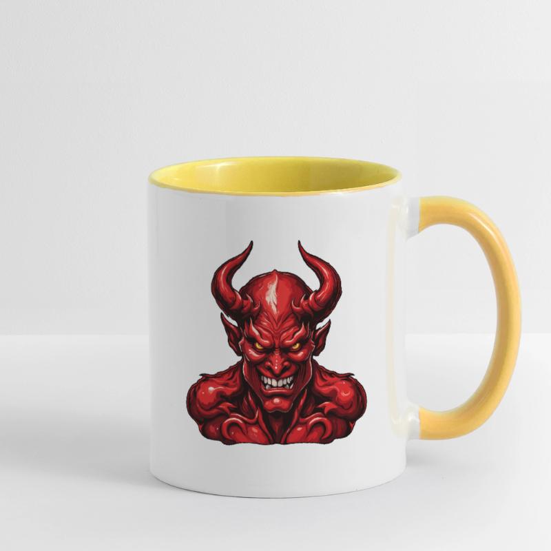 Devil / Hell / Horror / Devilish / Evil Contrasting Mug