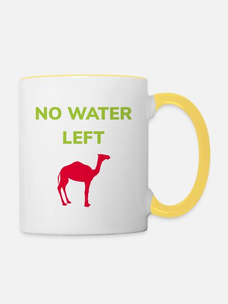 Tierfreund und Klimaaktivist - Tasse zweifarbig - Weiß/Gelb