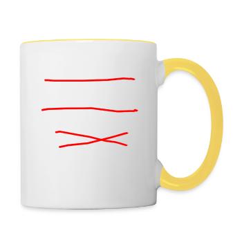 Spandau - Berlin - Germany - District - Contrasting Mug - white/yellow - Right