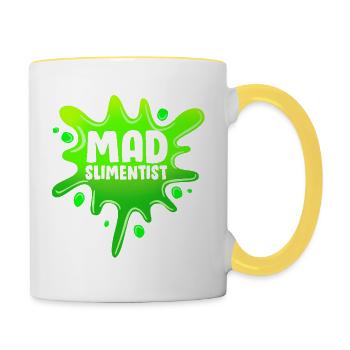 Slime visqueux Slime - Mug contrasté - blanc/jaune - Droite