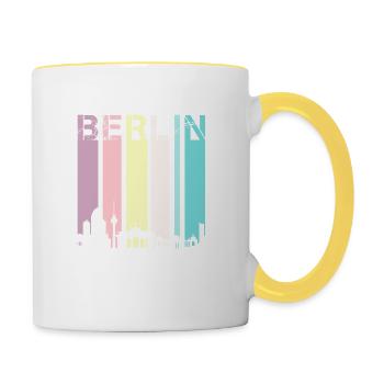 Berlin - Contrasting Mug - white/yellow - Right