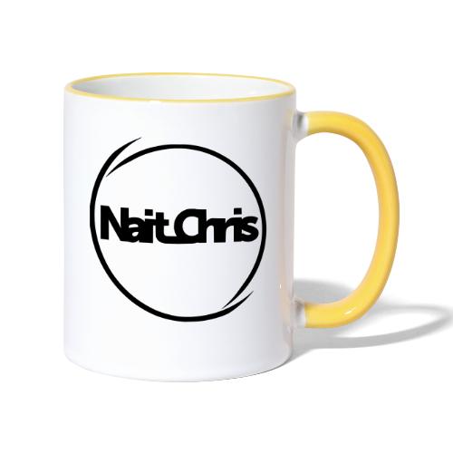 Nait_Chris Fan Circle Logo - Tasse zweifarbig