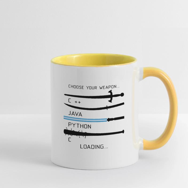 Coding Java programmeur profession cadeau Mug contrasté