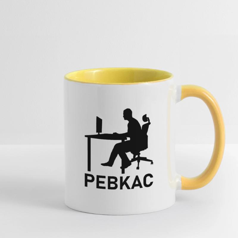 Pebkac Programming Computer Science Gift Contrasting Mug