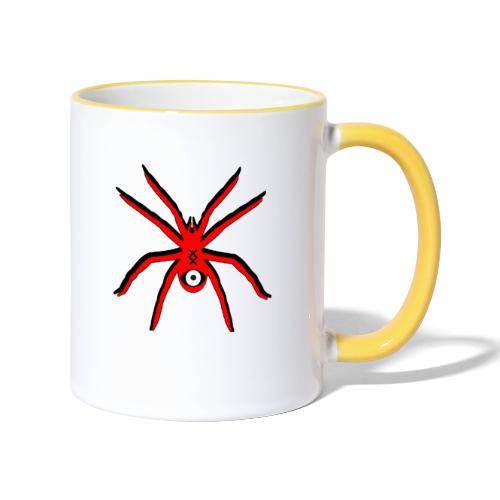 Spider Goddess Emblem Print - Contrasting Mug