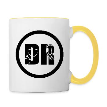Doctor - Contrasting Mug - white/yellow - Right