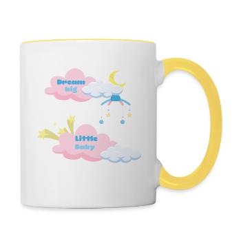 Gentle awakening ABDL - Contrasting Mug - white/yellow - Right