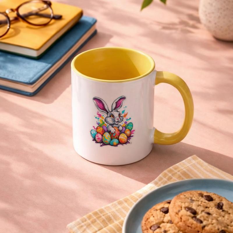 Easter Bunny / Easter / Eggs / Holidays / Easter Contrasting Mug