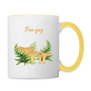 I'm a fun guy - Contrasting Mug - white/yellow - Right