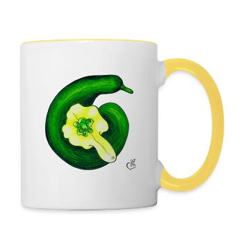 Romeo and Juliet - Contrasting Mug - white/yellow - Right
