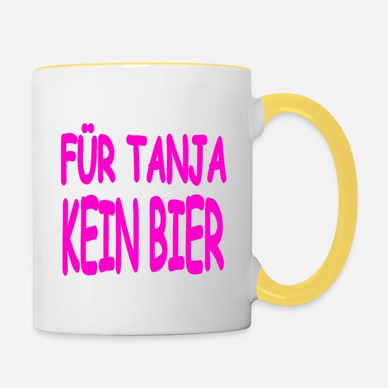 Beer - Contrasting Mug - white/yellow