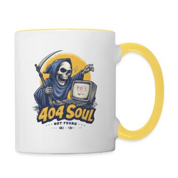 Error 404 - Contrasting Mug - white/yellow - Right