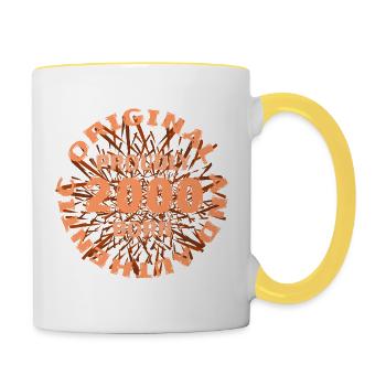 2000 - Contrasting Mug - white/yellow - Right