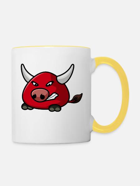 Bumpety Teen - Tasse zweifarbig - Weiß/Gelb