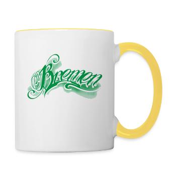 Bremen - Contrasting Mug - white/yellow - Right