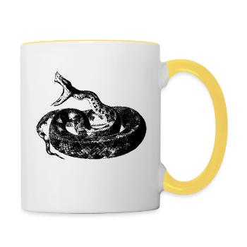 Rattlesnake - Contrasting Mug - white/yellow - Right