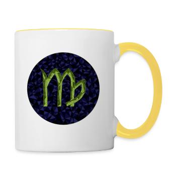 Virgo - Contrasting Mug - white/yellow - Right